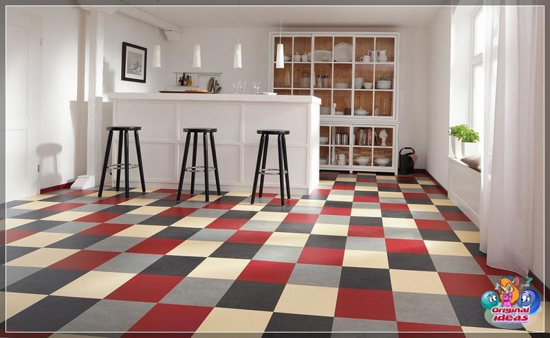 Natural polyvinyl chloride - the most popular type of linoleum at the present time