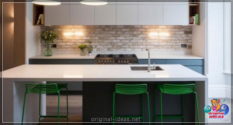 Набор кухні - 105 фотаздымкаў прыгожых і сучасных ідэй для сучаснай кухні