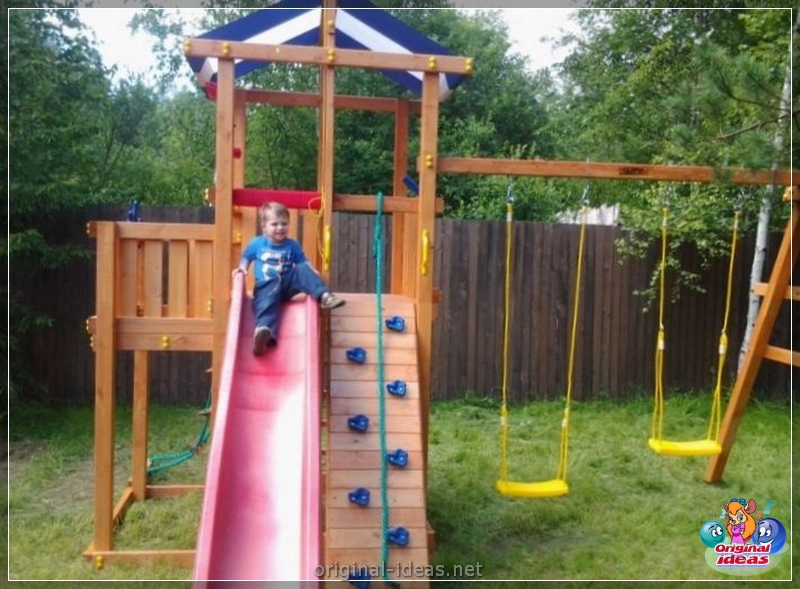 Зрабіце -it -yourself playground: Ідэі для стварэння дзіцячай пляцоўкі з імправізаваных матэрыялаў (110 фотаздымкаў і відэа)