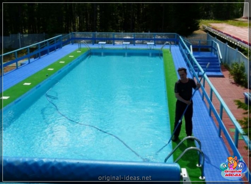 Сам басейн: 95 фотаздымкаў простых і прыгожых ідэй, як пабудаваць і ўпрыгожыць басейн