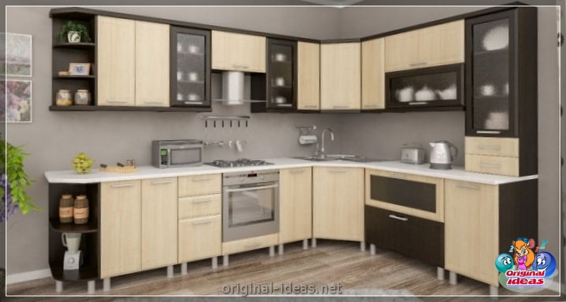 Кухня 2021 г. (200 фотаздымкаў) - нестандартныя рашэнні для планавання і дызайну