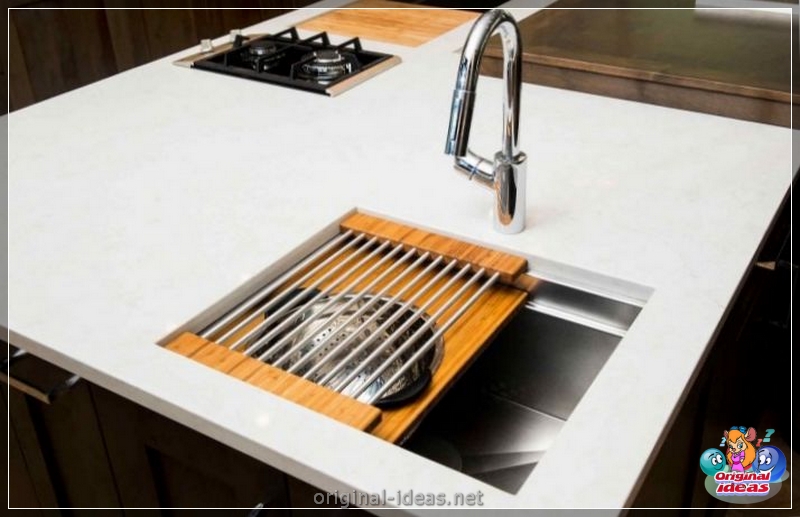 Кухонная ракавіна: 125 фотаздымкаў рэальных ідэй для ўжывання ў дызайне кухні