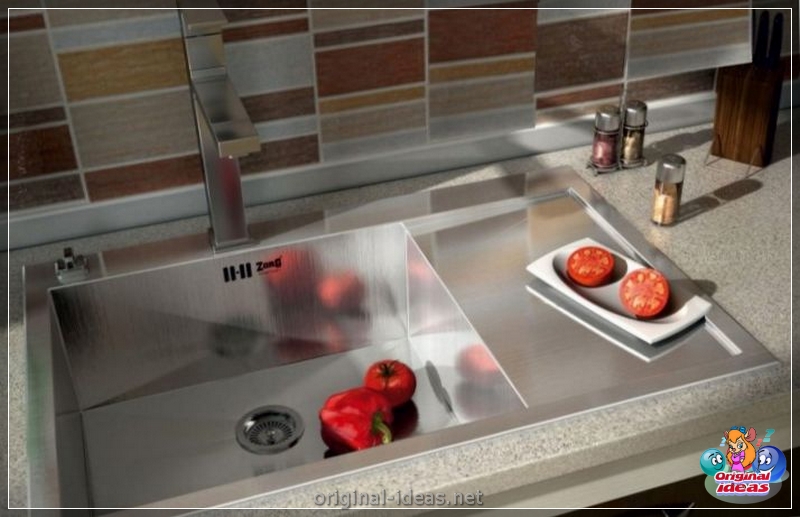 Кухонная ракавіна: 125 фотаздымкаў рэальных ідэй для ўжывання ў дызайне кухні