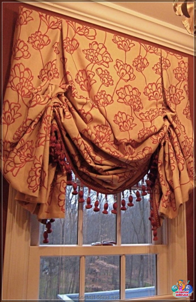 Каляровыя шторы - лепшыя варыянты навін і выбару ўтульнага дызайну (145 фотаздымкаў)