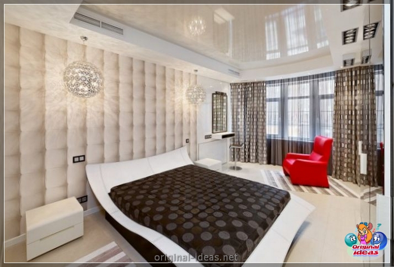 Спальні для спальні: 90 фотаздымкаў ідэальных камбінацый і правілаў выбару фінішных матэрыялаў