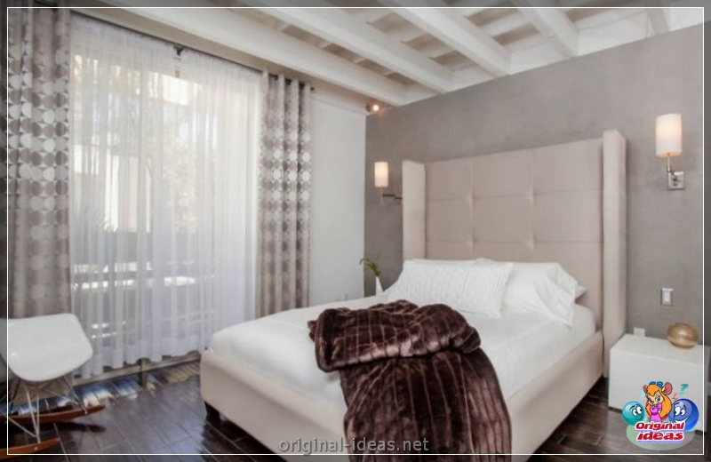 Лепшыя шторы ў спальні - 95 фотаздымкаў для розных стыляў і агляд лепшых рашэнняў