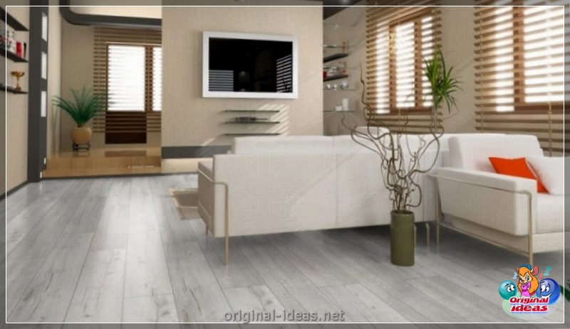 Gray laminate in the interior of the apartment: Advantages with what colors are combined, design options with photos