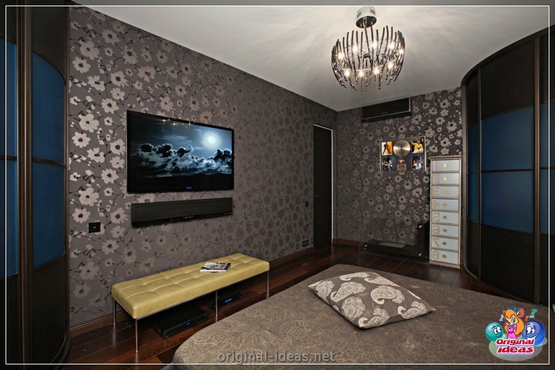 Dark wallpaper - 70 photos of the best ideas of the combination in the interior