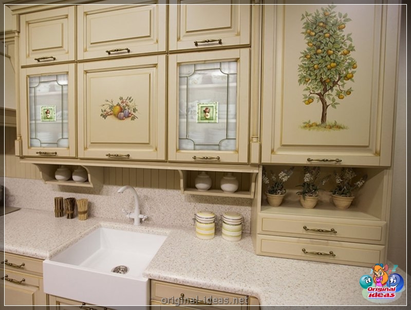 Кухня ў стылі Праванс - 103 фотаздымкі моднага дызайну на кухні. Кухні ў стылі Праванс у кватэры