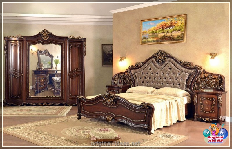 Класічныя спальні - Каталог лепшых варыянтаў і стыльнага дызайну (100 фотаздымкаў)