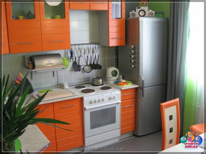 Маленькія кухні - 100 фотаздымкаў незвычайных ідэй дызайну