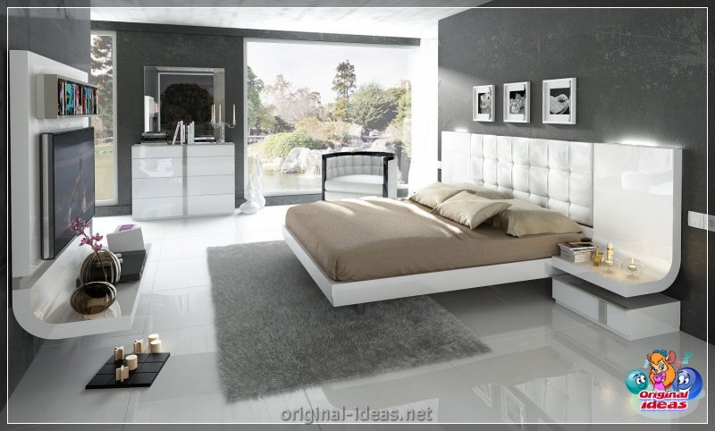Сучасныя спальні з выдатным дызайнам - 120 фотаздымкаў эксклюзіўных рашэнняў