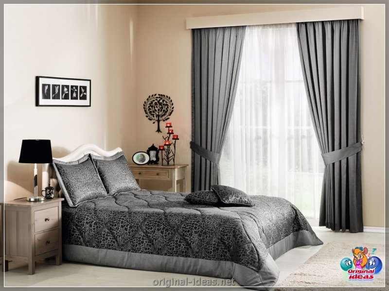 Цюль у спальні - 150 фотаздымкаў стыльнага і ўтульнага дызайну цюлю ў інтэр'еры спальні