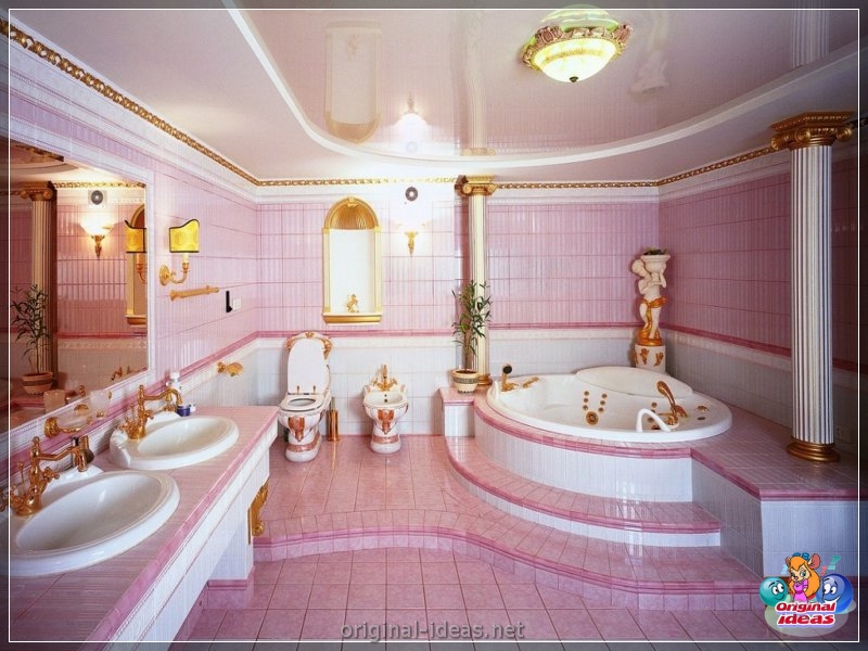 Вялікая ванная пакой - 90 фотаздымкаў ідэй лепшага сучаснага інтэр'еру
