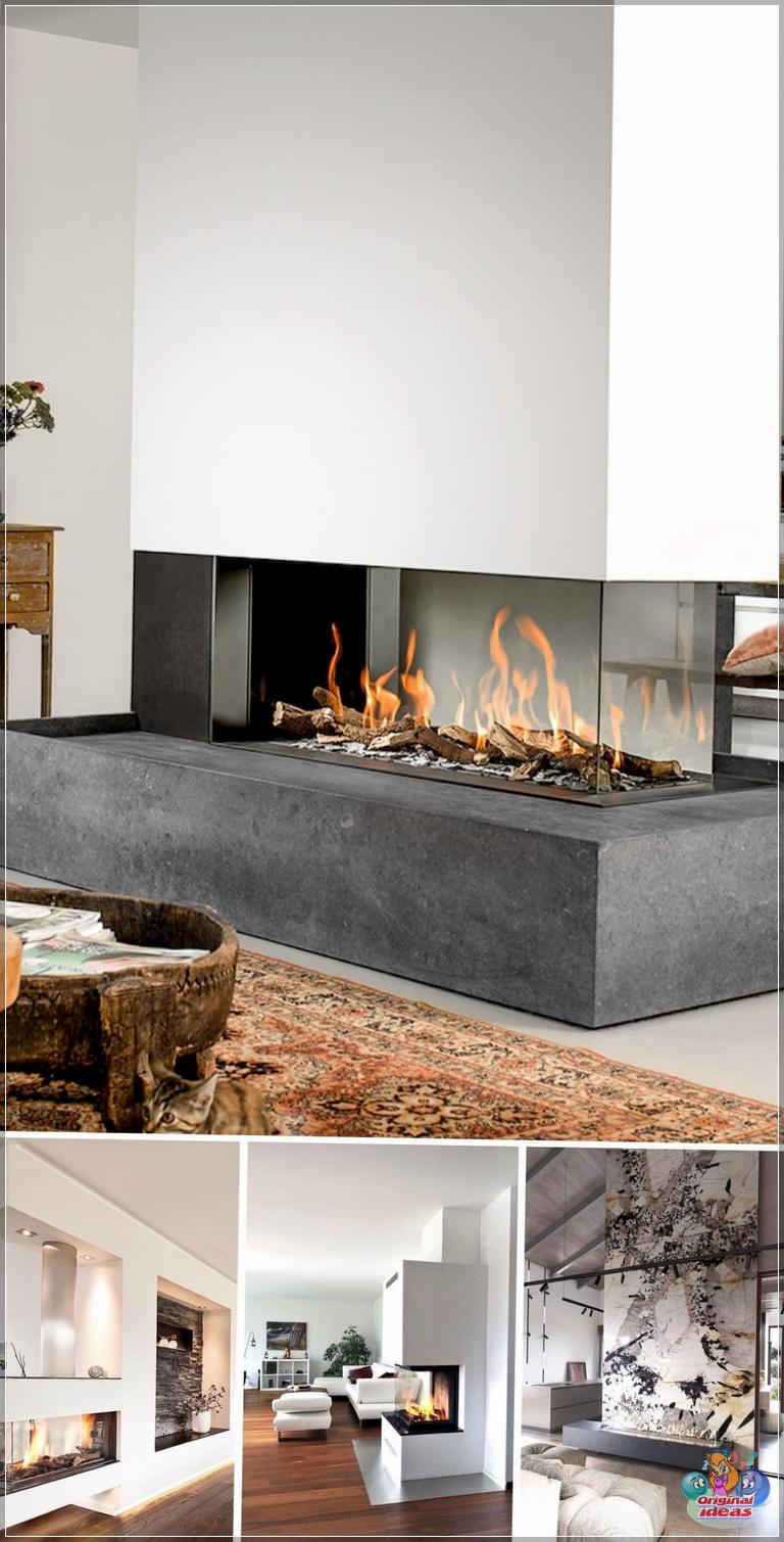 The bio fireplace is suitable not only for large, but also for small rooms