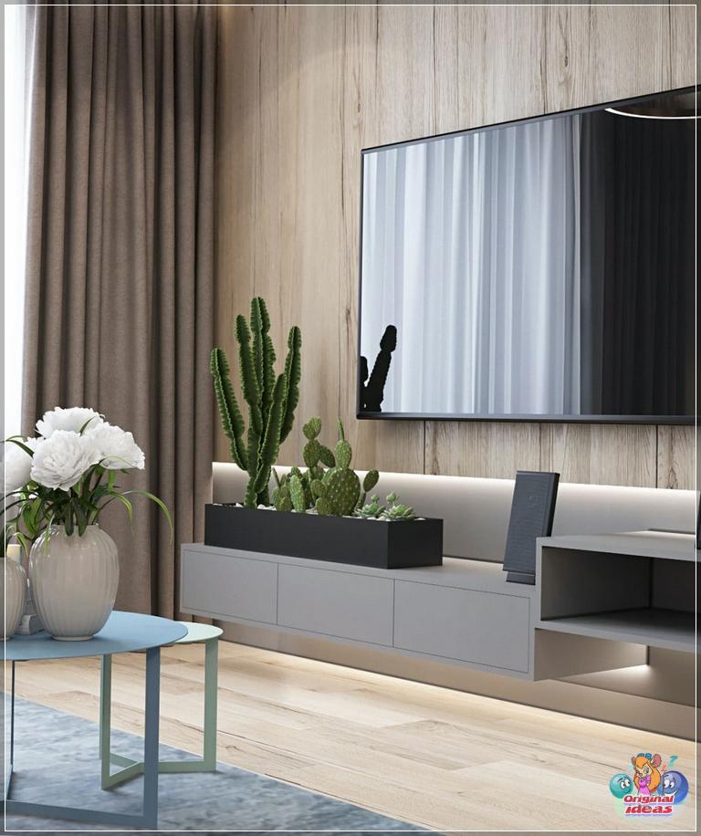 Beige and gray colors in the interior are chosen by those who are used to focusing on fashion trends in the design world.