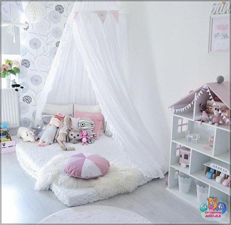 Children's room in white will always be elegant and beautiful