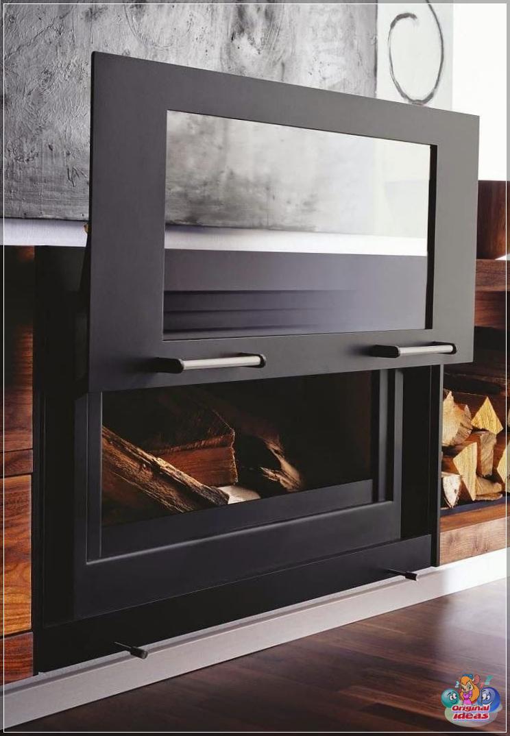 A closed type of fireplace is considered the safest