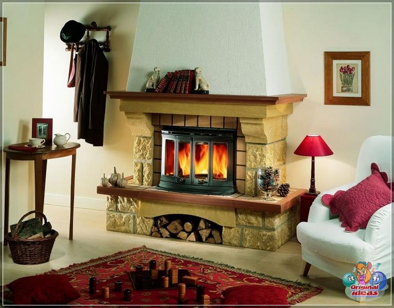 With fireplaces you can easily transform the interior, creating home comfort in it