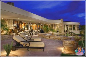 43 лепшых дызайну ўнутранага дворыка з пліты. Арыгінальныя дызайнерскія ідэі + фота