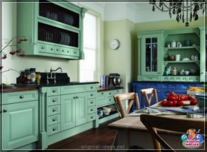 Зялёная кухня: сапраўдны дызайн і агляд стыльных інтэр'ераў для кухні (145 фотаздымкаў)
