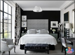 Адзіныя чорна-белымі тонамі: з яркімі акцэнтамі, дызайнерскімі функцыямі, дызайнам інтэр'еру, рэальн...