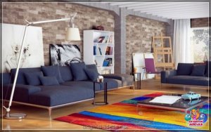 Дыван у гасцінай: 85 фотаздымкаў выбару лепшых мадэляў стыльнага дызайну