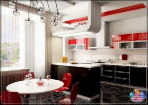 Фасады для кухні - агляд новых прадуктаў, варыянты дызайну і 130 фатаграфій прыкладаў дызайну