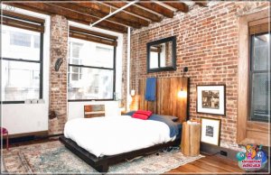 Арыгінальныя ідэі стыльнай спальні лофт Дызайн і дэкор
