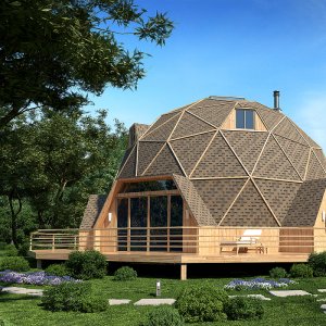 Дамы сферы з выкарыстаннем непераможнай апалубкі і завода