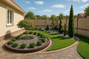 A Vision of Elegance The Meticulously Landscaped Garden Bed
