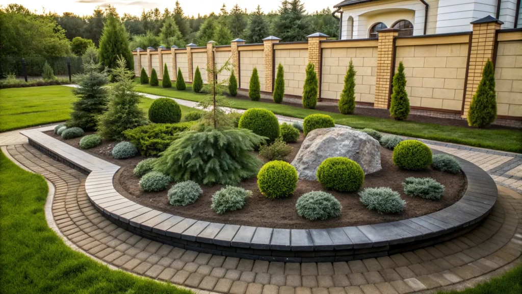 A Vision of Elegance The Meticulously Landscaped Garden Bed