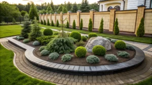 A Vision of Elegance The Meticulously Landscaped Garden Bed
