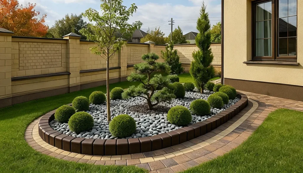 A Vision of Elegance The Meticulously Landscaped Garden Bed