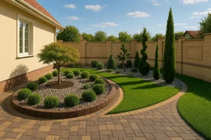 A Vision of Elegance The Meticulously Landscaped Garden Bed