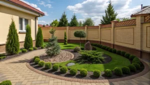 A Vision of Elegance The Meticulously Landscaped Garden Bed