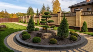 A Vision of Elegance The Meticulously Landscaped Garden Bed