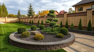 A Vision of Elegance The Meticulously Landscaped Garden Bed