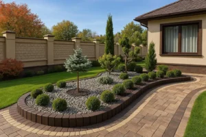 A Vision of Elegance The Meticulously Landscaped Garden Bed