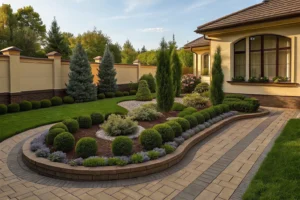 A Vision of Elegance The Meticulously Landscaped Garden Bed