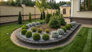 A Vision of Elegance The Meticulously Landscaped Garden Bed