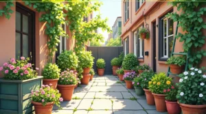 Container Gardening: Versatile Options for Narrow Side Yards