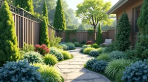 Creating Depth in Narrow Side Yard Landscapes