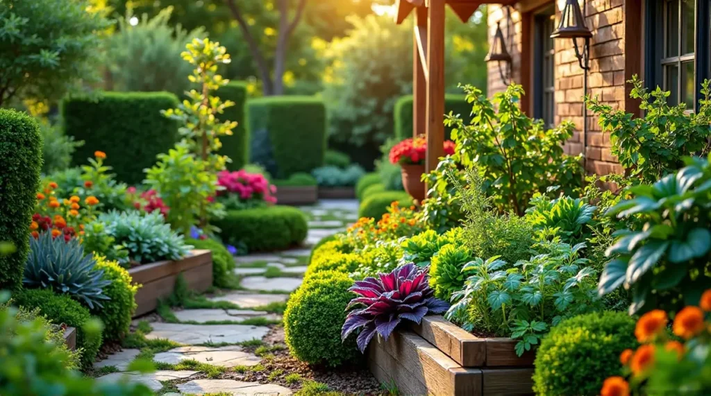 Edible Elegance: Integrating Culinary Herbs and Vegetables into Front Garden Beds