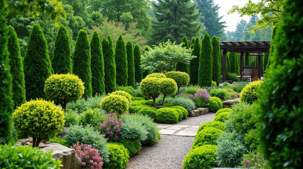 Evergreen Elegance: The Backbone of Your Four-Season Garden