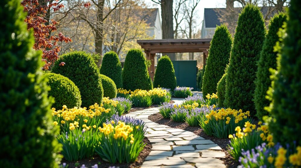 Evergreen Elegance: The Backbone of Your Four-Season Garden