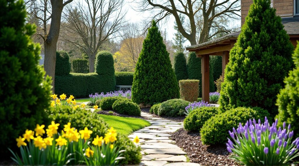 Evergreen Elegance: The Backbone of Your Four-Season Garden