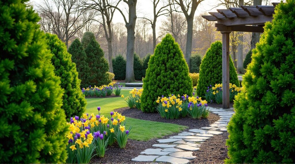 Evergreen Elegance: The Backbone of Your Four-Season Garden