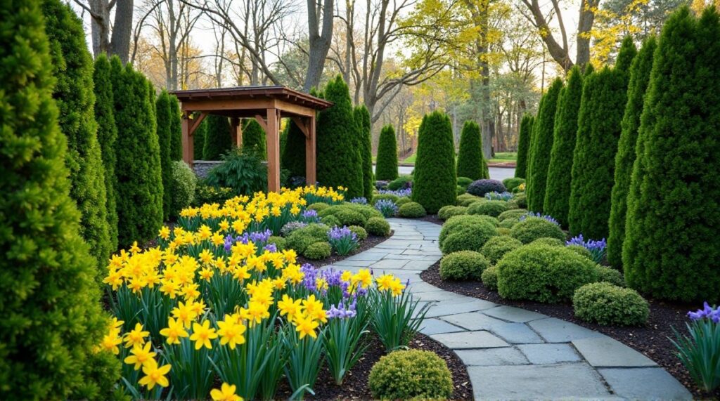 Evergreen Elegance: The Backbone of Your Four-Season Garden