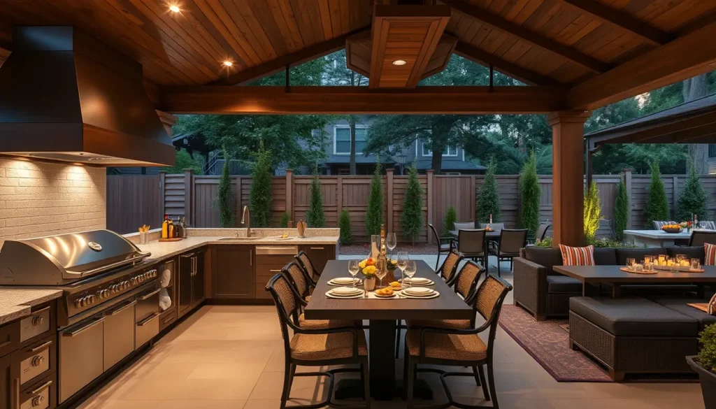 Outdoor Kitchens and Dining Areas